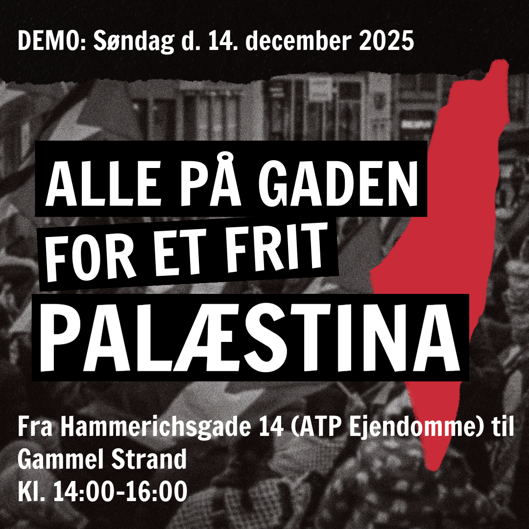 Demonstration Alle P Gaden For Et Frit Pal stina Puls48